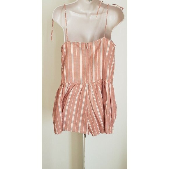 NWT $69.50 LEVI'S WOMENS BRICK STRIPED RORI ROMPER SIZE SMALL - Picture 7 of 9
